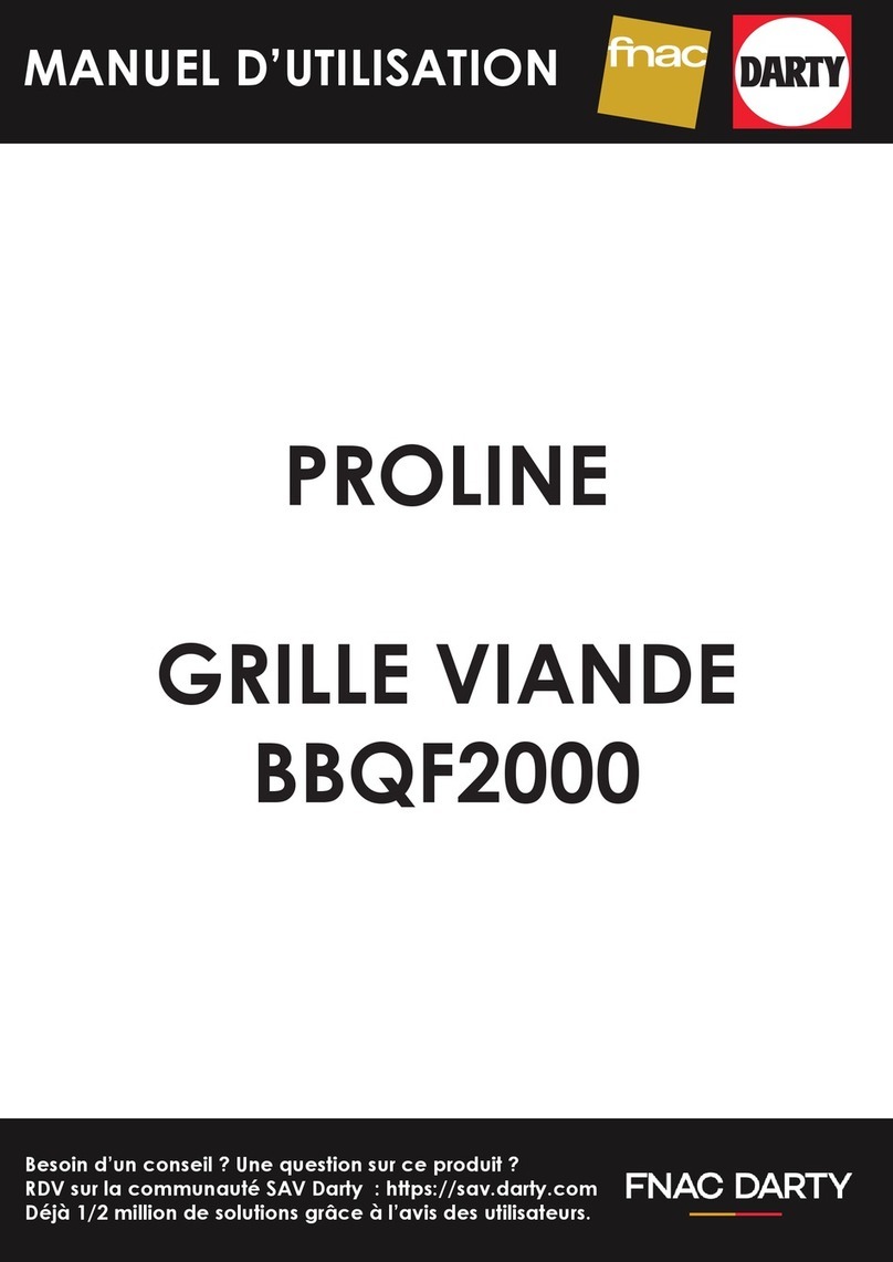 Proline BBQF2000 Bedienungsanleitung