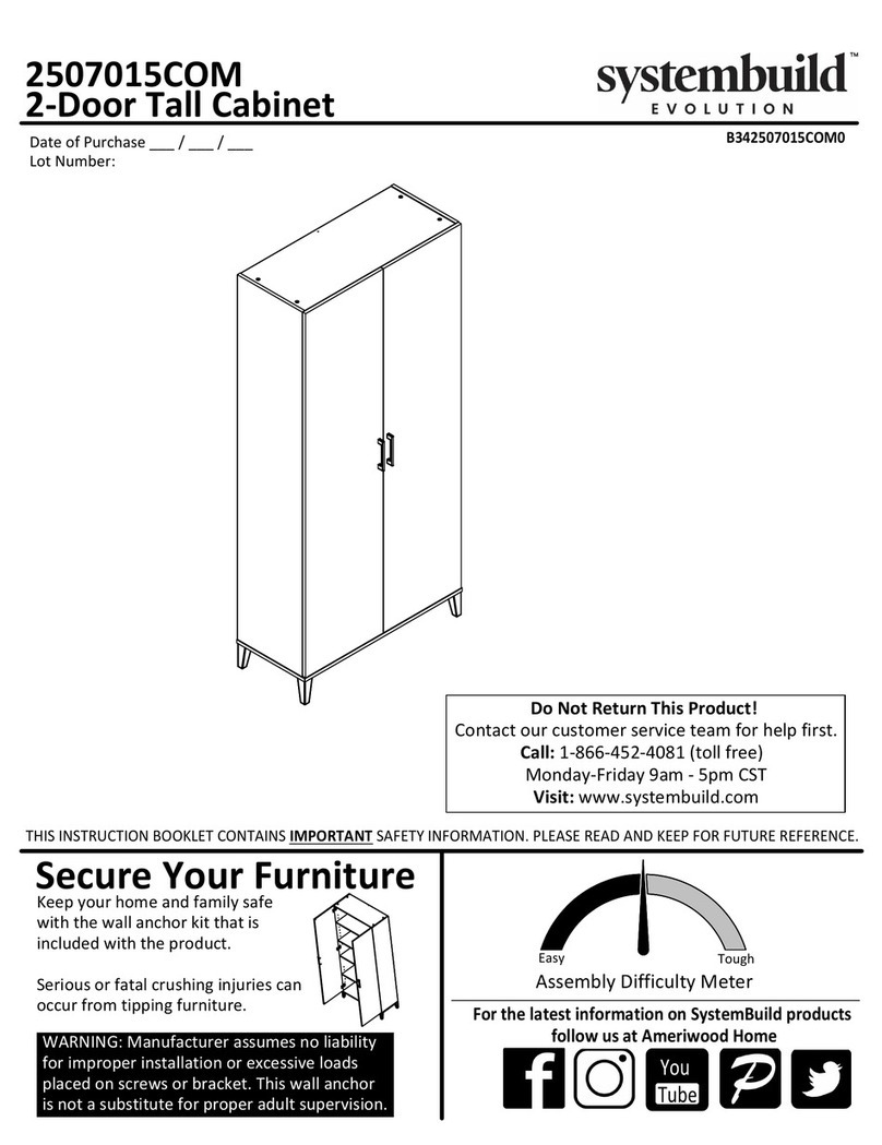 Systembuild Evolution 2507015COM Bedienungsanleitung