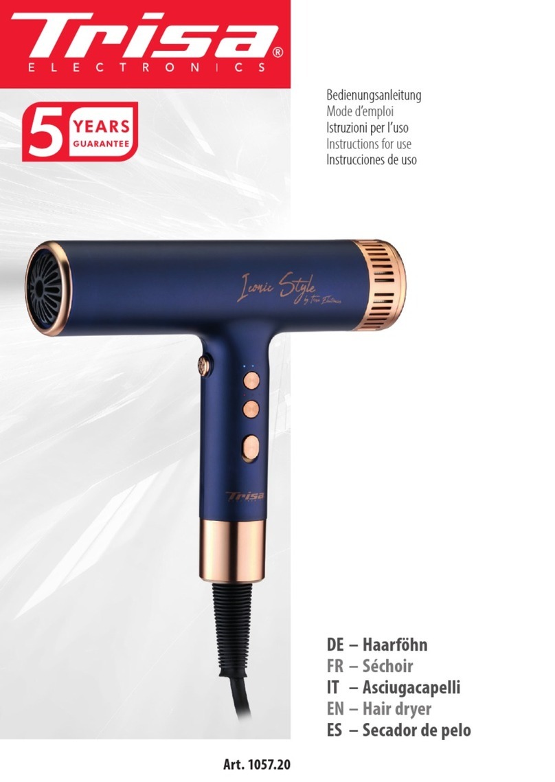 Trisa electronics 1057.20 Bedienungsanleitung Trisa electronics 1057.20 Bedienungsanleitung