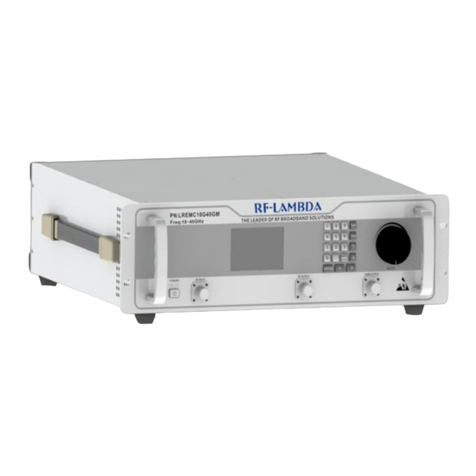RF-Lambda REMC18G26GF Bedienungsanleitung