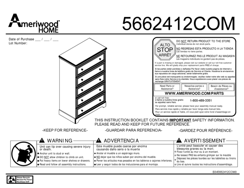 Ameriwood HOME 5662412COM Bedienungsanleitung