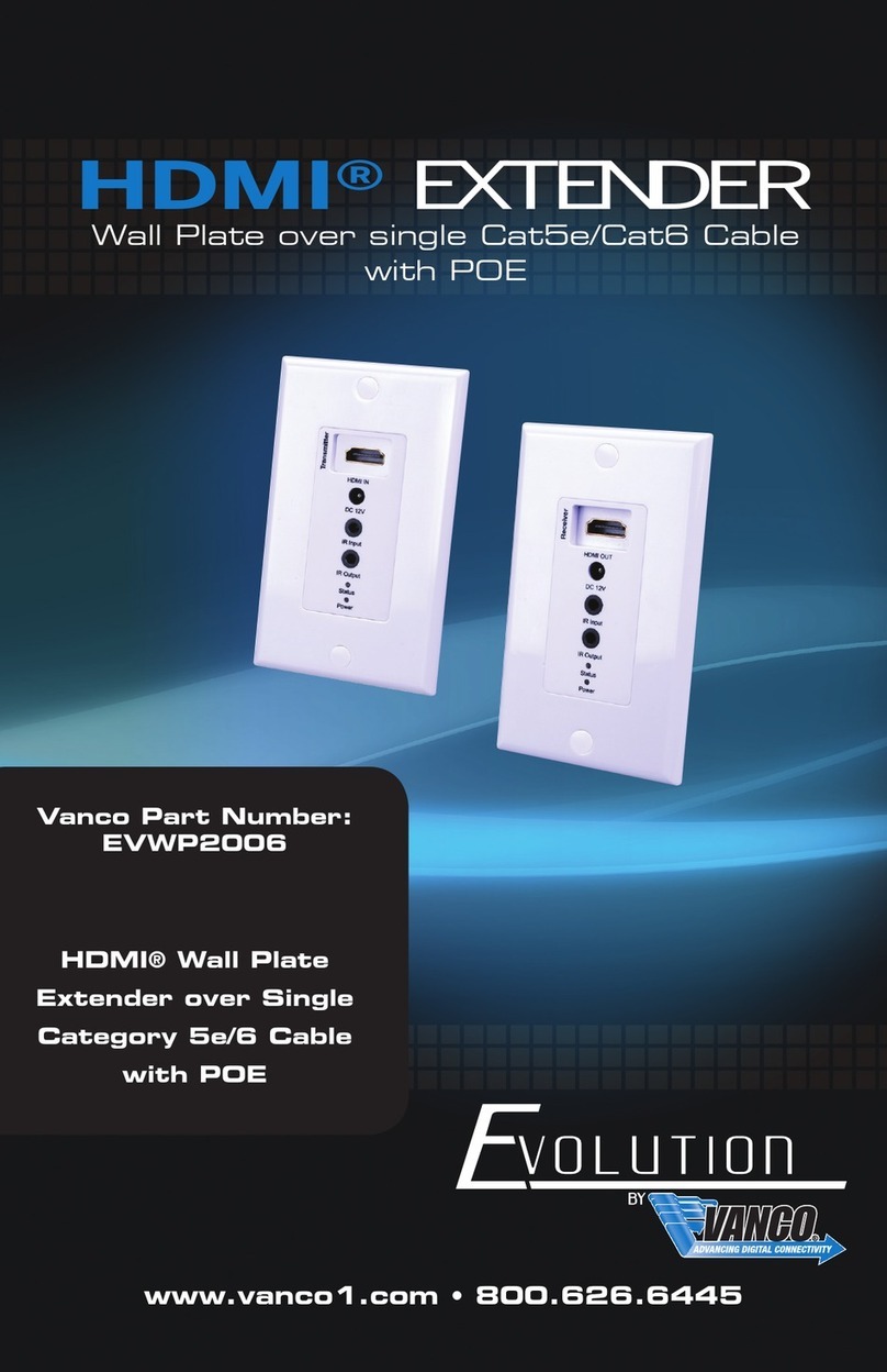 Vanco Evolution EVWP2006 Bedienungsanleitung