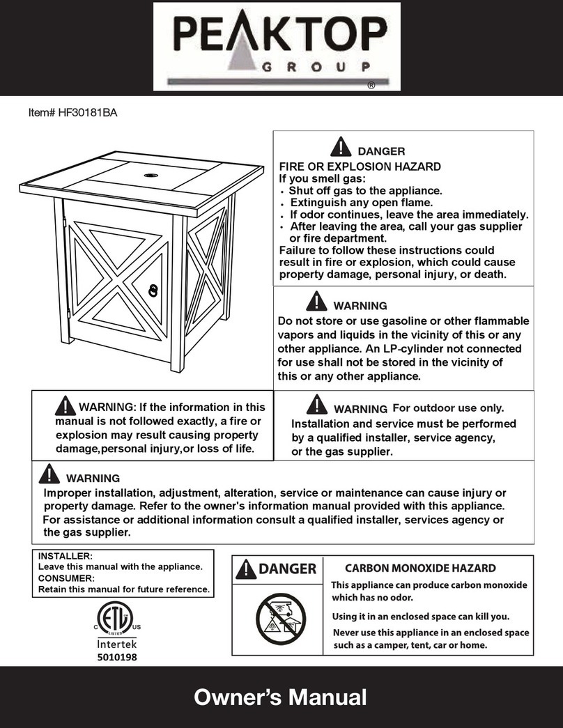 PEAKTOP HF30181BA Bedienungsanleitung