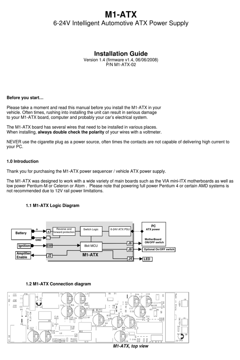 mini-box M1-ATX Bedienungsanleitung mini-box M1-ATX Bedienungsanleitung