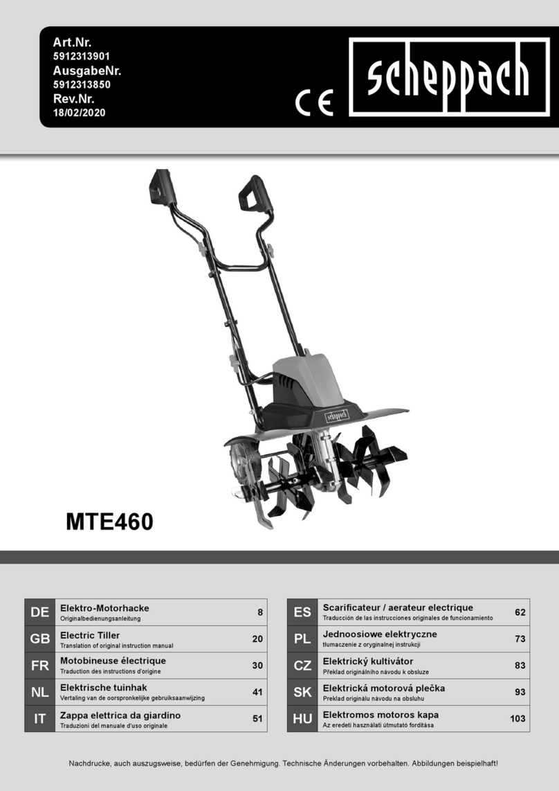 Scheppach MTE460 Gebrauchsanweisung
