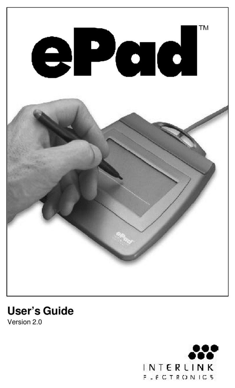 Interlink electronics ePad Bedienungsanleitung