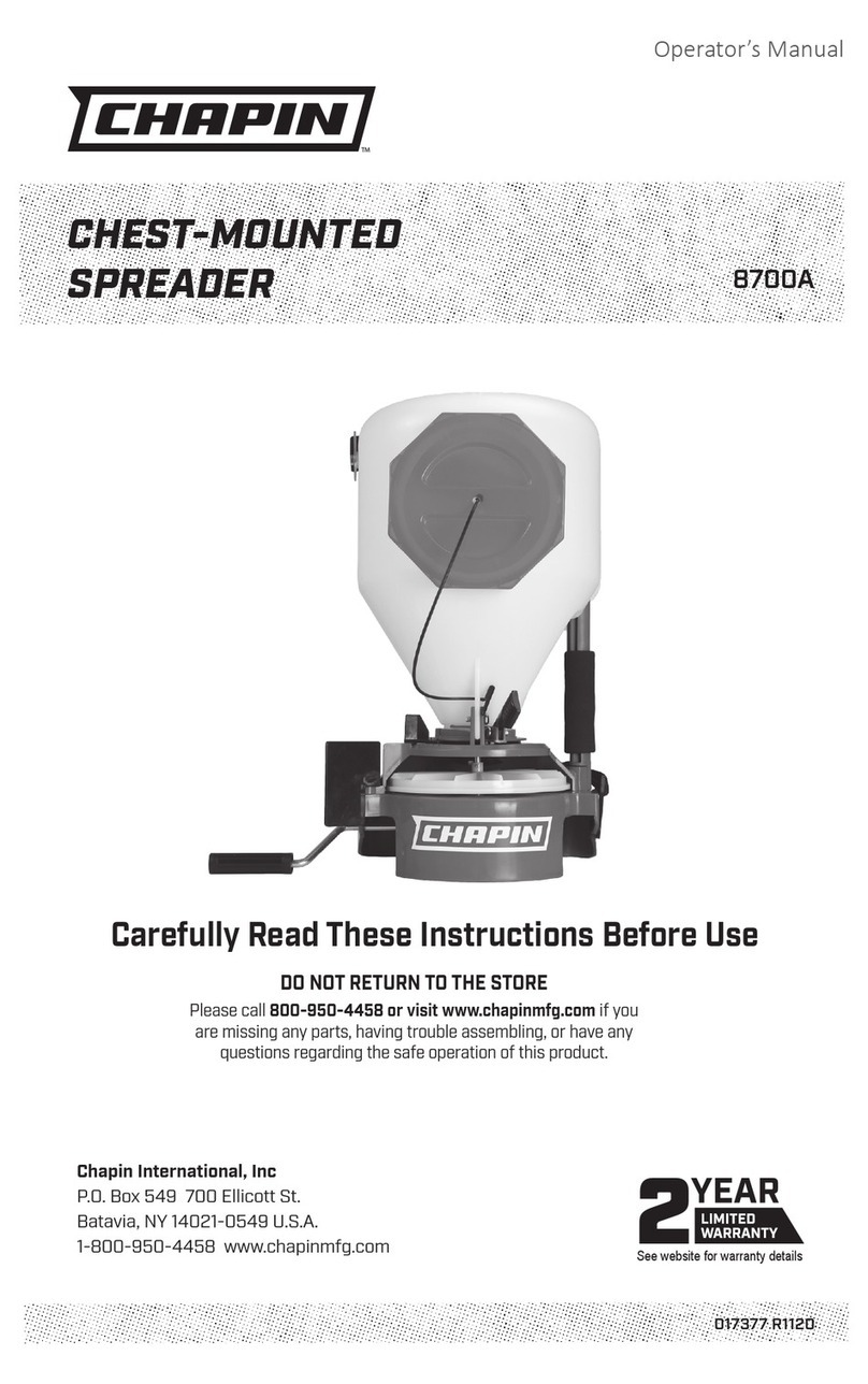 Chapin 8700A Bedienungsanleitung